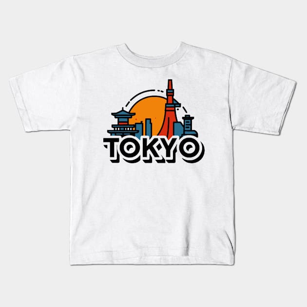 Tokyo Kids T-Shirt by sapstudiodesign